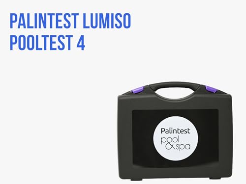 Palintest - Lumiso Pooltest 4 | Chlorine, Bromine, pH & Alkalinity Testing | Ideal for Spas & Indoor Pools | USB Data Management | Includes Reagents & Accessories | Lightweight Design