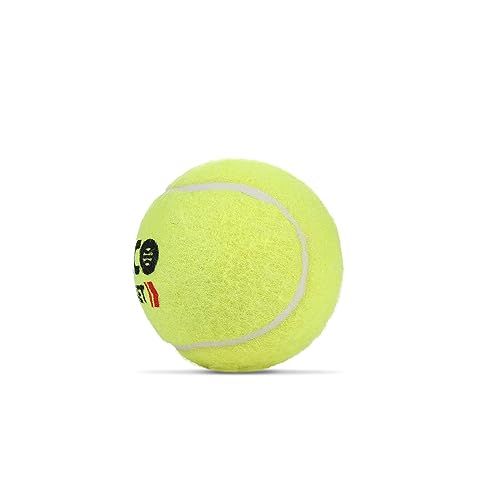 Cosco Cricket Normal Force Leather Tennis Ball (Yellow) -Pack of 6 - Image 3