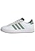 adidas Men's Grand Court 2.0 Sneaker, White/Silver Green/Collegiate Green, 9