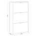 Habitdesign LC0877R - Zapatero con 3 Puertas Capacidad 18 Pares, Color Exterior...