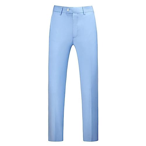 RTRDE Men's Pants Dress Pants Slim Fit Solid Color Skinny Trousers Casual Business Wedding Suit Pants, 31-40