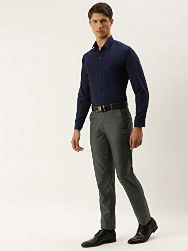 Image of English Navy Men Dress Shirt