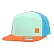 as ULTIMATE Snapback Cap Herren & Damen - Wasserabweisende Basecap Kappe für Männer & Frauen - Größenverstellbar (Mint Sky orange)
