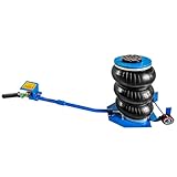 【3T Pneumatischer Wagenheber】 Pneumatischer Wagenheber: 3 Tonnen / 6600 lbs; Arbeitsdruck: 145 Psi a10 Bar a1 MPa; Mindesthöhe: 150 mm /5,9 Zoll; Maximale Höhe: 400 mm/15,75 Zoll; Lufteinlassgröße: G1/4; Das Anheben dauert nur 5 Sekunden. Arbeitstemperatur: -60℃~50℃.