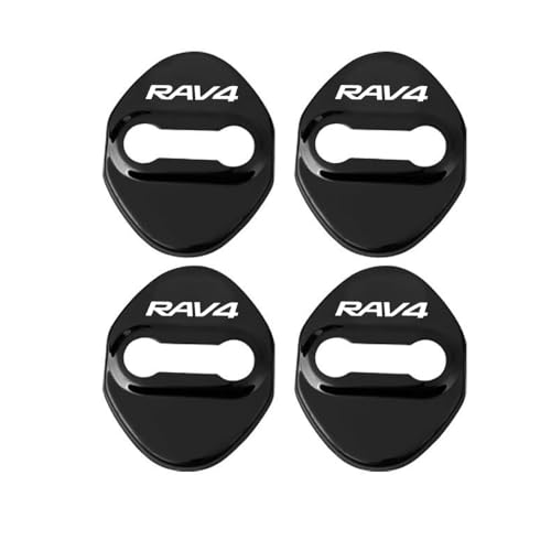 For �V�^ RAV4 XA60 2026�Ԃ̃h�A���b�N�o�b�N���J�o�[���ʂȎԂ̃X�e�����X�X�`�[���h�A���b�N�J�o�[�Ԃ̃h�A���b�N�o�b�N���ی�J�o�[�h�K�����J�o�[���▀�Ղɋ������t�����ȒP RAV4 XA60 �A�N�Z�T���[ (�u���b�N)