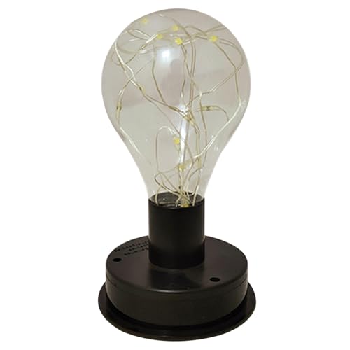 Image of Veesper 5.9x3.4 Inch IP65 Waterproof Solar Light Bulb 15 LED Beads Replacement Solar Bulb for Outdoor Lanterns, Yard, Garden, Pathway, Shed