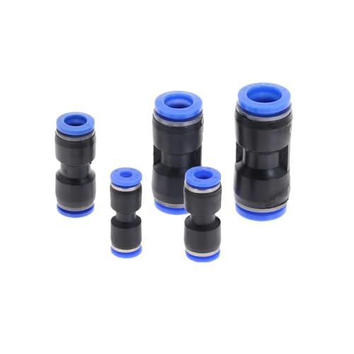 Raccord pneumatique à emboîtement rapide 14mm union droite PU 5pcs