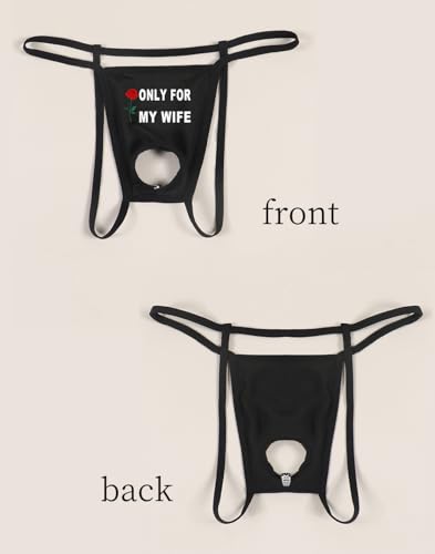 Men's Underwear Sexy G-Strings Thongs Bikini Panties Breathable Stretch Underpants2