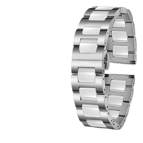 Bracelet céramique femme homme acier inoxydable montre 14 18 20 22mm