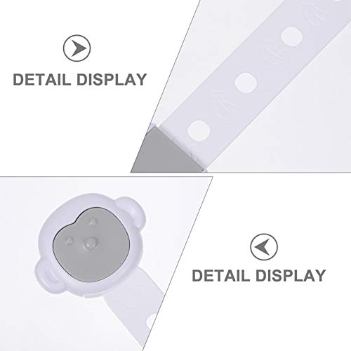 Mobestech 10 Unidades de Armário Com Fechadura de Segurança para Bebê Trava de Proteção Anti-Pinch L