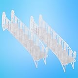 2 Pack Elegant Crystal Tiered Wedding Cake Step Decoration Stair