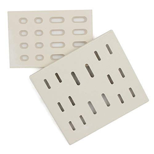 Hongso CRB65504 4-Pk) Universal Replacement Heat Plate Flame Tamer, Ceramic Brick Flame Tamer thumb #5