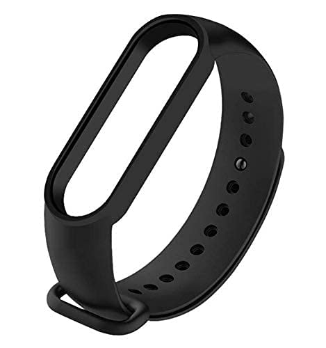 ILOFT Soft Silicone Wristband Sport Bracelet Strap for Mi Smart Band 6 & Mi Smart Band 5 (Black) (B09DXHZCBK) Amazon Price History, Amazon Price Tracker