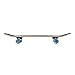 Kryptonics Drop-in Series Complete Skateboard, 31'' x 7.5'' - Flag Blue, 9-Ply Maple Deck, Double Kicktail, 5'' Aluminum Trucks, 50mm PVC Wheels, ABEC 3 Bearings, for Ages 8+, 220 lbs Weight Limit