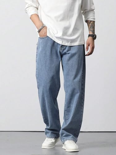 Image of TAGAS Men Relaxed FIT Denim Jeans | Loose Jeans for Men | Mens Baggy Fit Denim Jeans Pant | MDJ-22