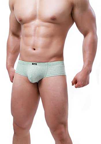 iKingsky Men's Cotton Cheeky Boxer Briefs Sexy Brazilian Back Mens Underwear Low Rise Mini Cheek Thong Soft Under Panties2