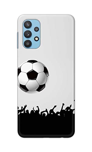 Image of Printed Hard Back Cover Case for Samsung Galaxy A32 4G Back Cover (Football Icon) -1302