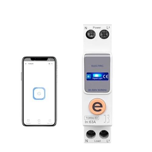 Disjoncteur WIFI 25A pour rail DIN pilotable via l'application Ewelink