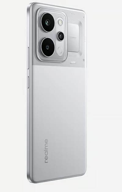 Image of realme P4 Power 5G Smartphone, Trans Silver, 8GB RAM, 256GB Storage, 10001mAh Battery, 6.8 Inch Display, Triple Camera