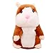 FIRFONMA Sprechender Hamster Plüsch Spielzeug Wiederholt was Sie Sagen Mimikry Haustier Elektronische Sprechende Aufzeichnung Stofftier Adorable Interaktives Spielzeug für Baby Kinder