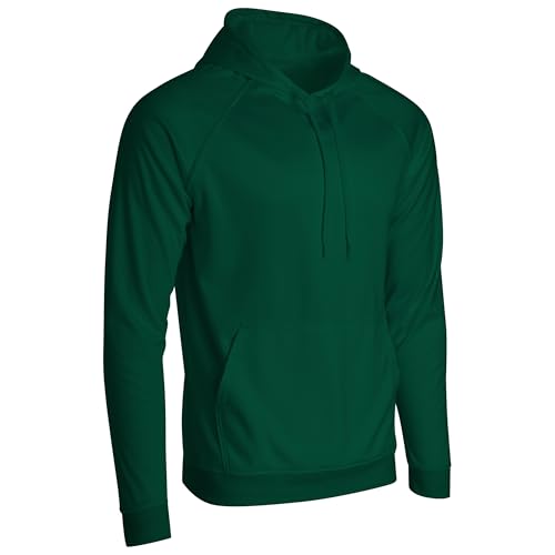 CHAMPRO Kids' Standard Lineup Fleece Hoodie, Forest Green