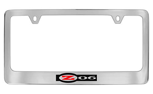 Chevrolet Corvette C5 Zo6 Chrome Plated Metal License Plate Frame Holder #TOP2