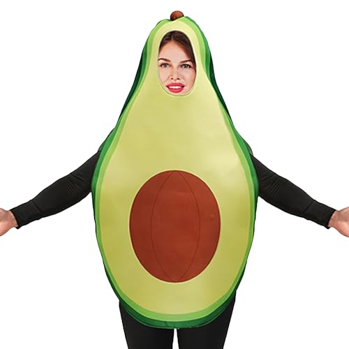 Disfraz de Aguacate Adultos, 55x40cm Traje De Halloween, Disfraz Divertido De Aguacate Para Hombres Y Mujeres Fiestas Temáticas Eventos Y Celebraciones De Halloween