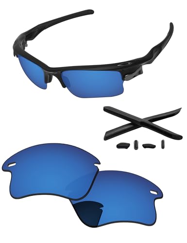 Image of Replacement Lenses & Rubber Kits for Oakley Fast Jacket XL OO9156 71mm - Precision Fit, UV Block, Impact Resistant