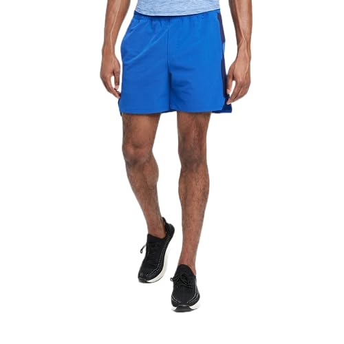 All in Motion Men's Trail Shorts 6" (Medium, Blue)