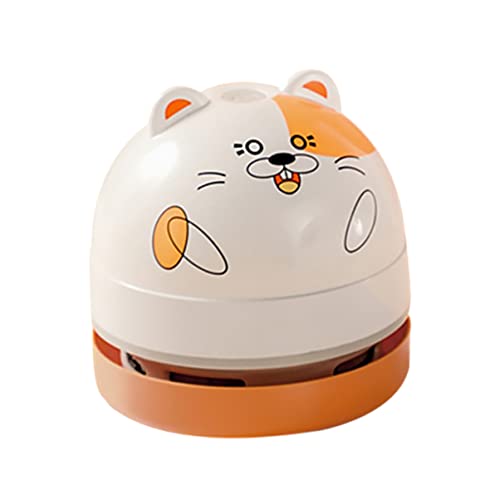minkissy 1 Juego aspirador mesa plumero atrapapolvo removedor de piel mini aspirador uñas recogedor de colector de polvo de carga USB Componente electrónico