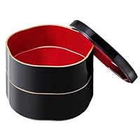 Amazon.co.jp: アンドエヌイー(&NE) 山中塗り 梅お重 ハレとケ 直径