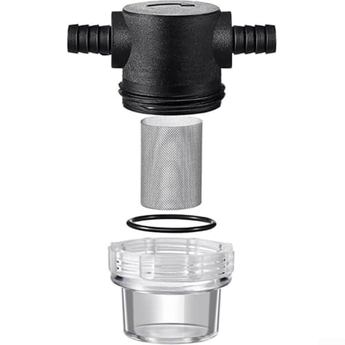 1/2 Inch Water Pump Strainer Filter 50 Mesh Stainless Steel