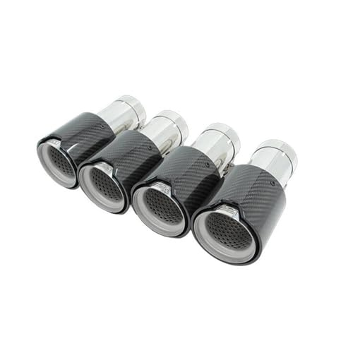 Embouts d'échappement en carbone brillant pour BMW M3 E92 : l'élégance du silencieux mat 92mm
