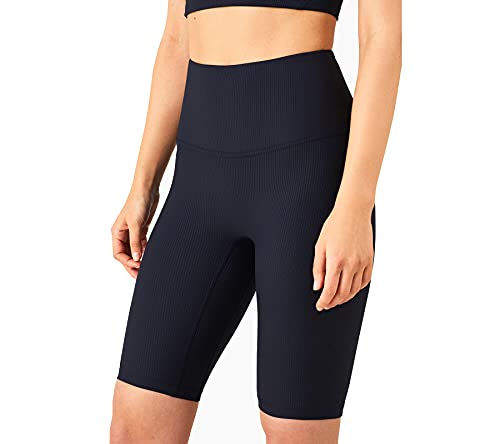 Altiland Full Power High Waisted Yoga Biker Shorts For Women Athletic Workout Running Gym Exercise Shorts cover