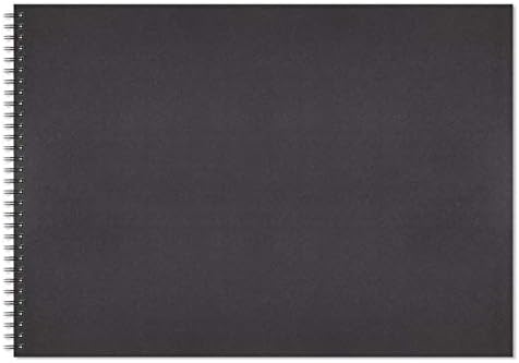 Artgecko Classy Sketchbook A2 Landscape - 80 Pages (40 Sheets) 150gsm White Cartridge Paper