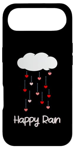 Happy Rain Lover Cloud Heart Raindrops 킢 JV X}zP[X iPhone Air p