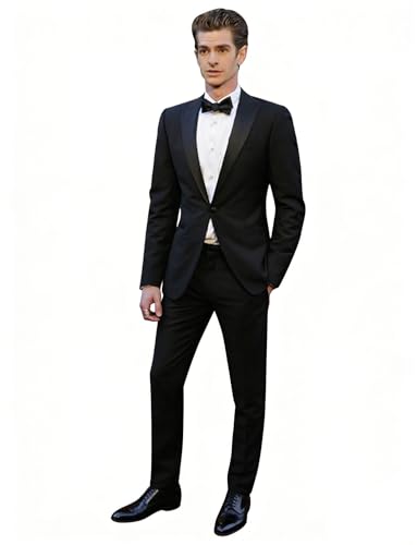 Costume pour homme QZI deux pièces aux finitions premium et revers en pointe