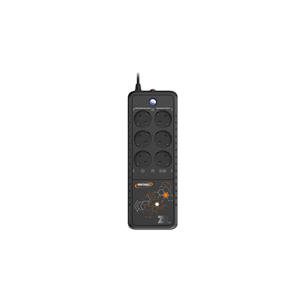 Infosec ONDULEUR Z2 EX 550 6 Prises FR/SCHUKO *66085 * 0850