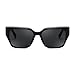 FEISEDY Square Fashion Sunglasses for Men Women Trendy Chunky Rectangle Sun Glasses Designer Style Shades B0107