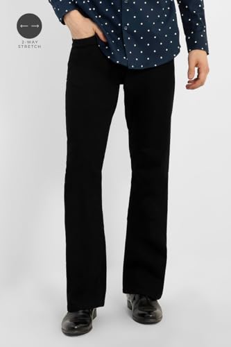 Image of SNITCH Men's Bootcut Fit Mid Rise Jeans