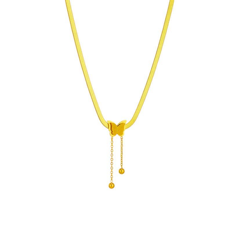 Fashion Frill Adorable Butterfly Pendant For Girls Gold Plated Butterfly Gold Chain Necklace For Women Girls Anniversary Gift For Wife Girlfriend Love Gifts Womens Jewellery (B0C2CW1HKG) Amazon Price History, Amazon Price Tracker