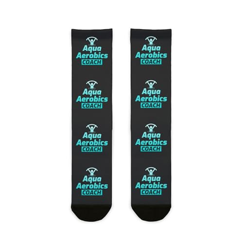 Water Aerobics Crew Socks Women Men Pool Exercise Swim Aqua Fitness Instructor