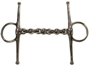 Dover Saddlery Suffolk Waterford Full Cheek Snaffle Bit, Size: 5