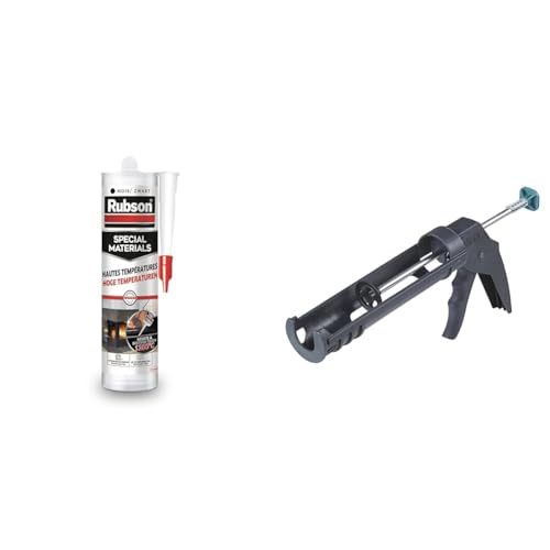 Mastic Rubson Hautes Températures et Pistolet Wolfcraft MG 100