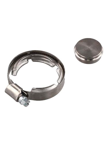 Opatiny Piastra di chiusura valvola per valvola EGR auto 1.9 DCI DTI, kit di blocco di ricircolo dei gas di scarico in lega di alluminio compatibile con Megane OPEL Vauxhall