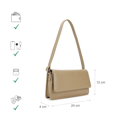 Image of Fastrack Flex Shoulder Bag | Faux-Leather Women's Bag | Shoulder Bag For Casual Carry