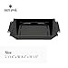 Snow Peak Grill Half Deep Depth Plate, Black