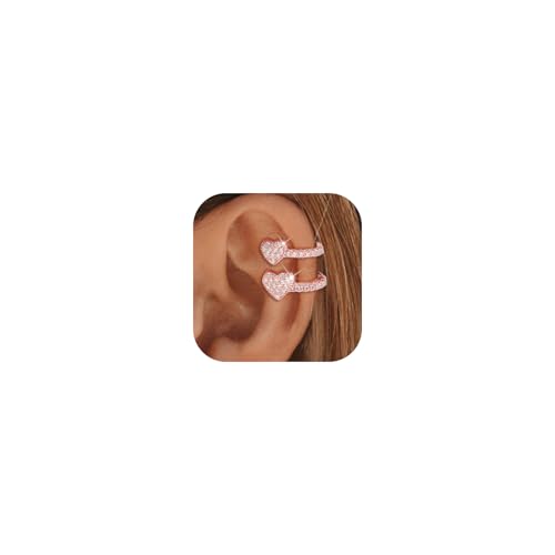 Image of Ear Cuffs Non Piercing Chunky Ear Cuff Earrings for Women Non Tarnish Clip on Cartilage Earrings Trendy Jewelry No Pierced Ears Fake Earring Set Fashion Accessories Jewelry Birthday Gifts