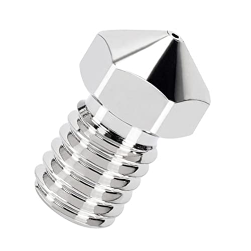 JECOMPRIS High Temperature Resistant Nozzle for Printer Made of Nickel and Copper Material for Extruder Use in Printing 