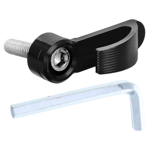ibasenice Gancho Lateral para Motocicleta Aleación de Aluminio Soporte Multifuncional para Casco y Bolsas Gancho Delantero Pequeño y Resistente para Scooter Color Negro